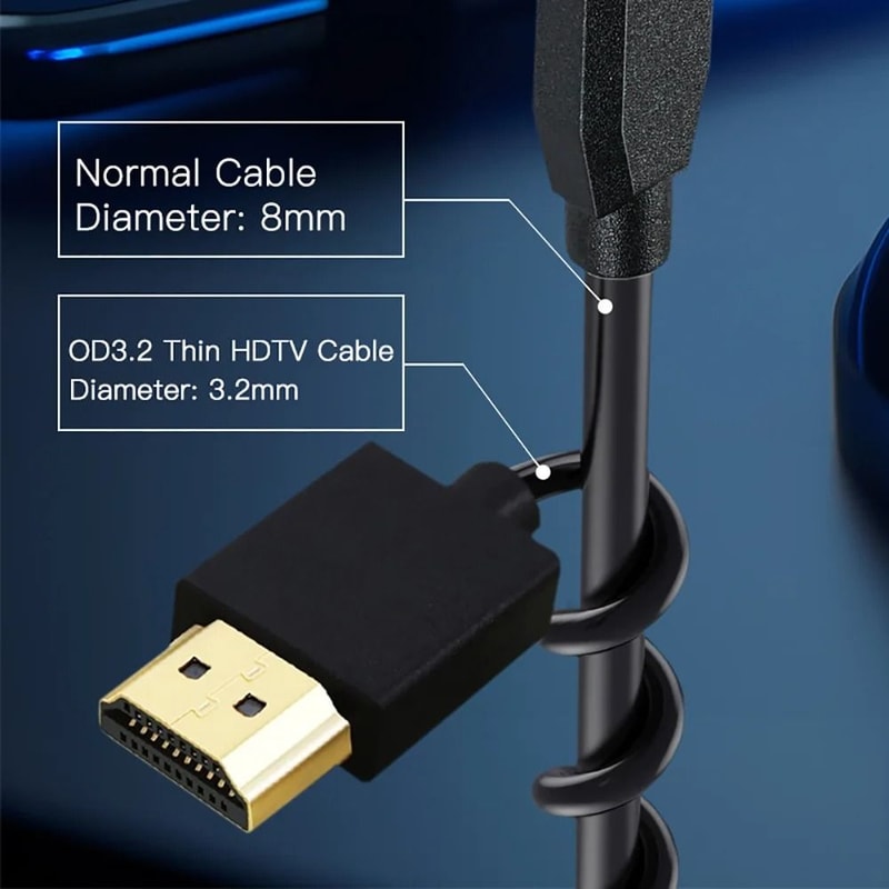 High Definition DisplayPort To HDMI Adapter Cable 5