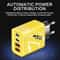 120W High Speed 4 Port Universal Wall Adapter 5