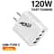 120W High Speed 4 Port Universal Wall Adapter 6