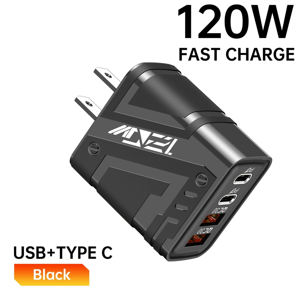 120W High Speed 4 Port Universal Wall Adapter 8