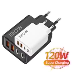 120w total multi port high performance wall charger