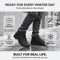 Men Winter Snow Boots Waterproof Warm Lace Up Work Shoes 1