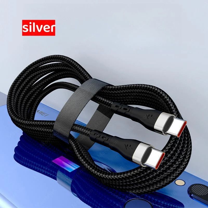 120W HighCapacity Professional USBC To USBC Data Cable 6