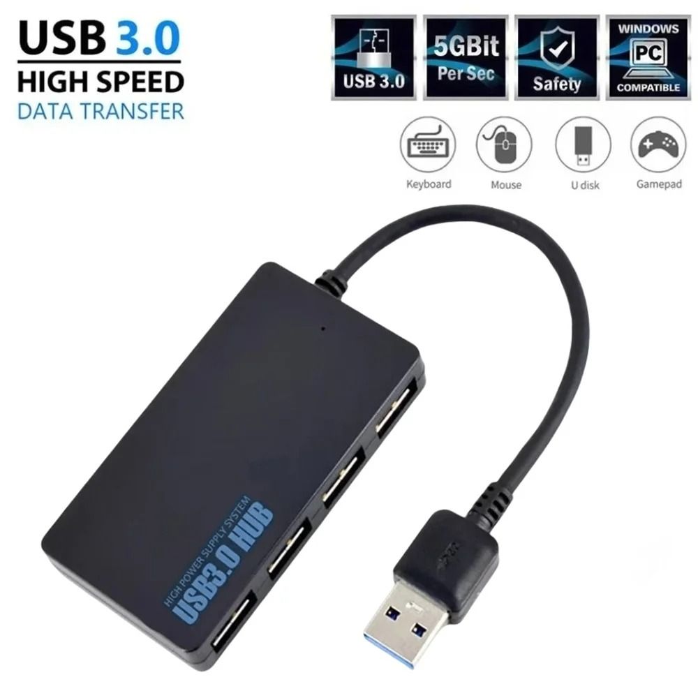 High Speed 4 Port USB 30 Hub Expander 1