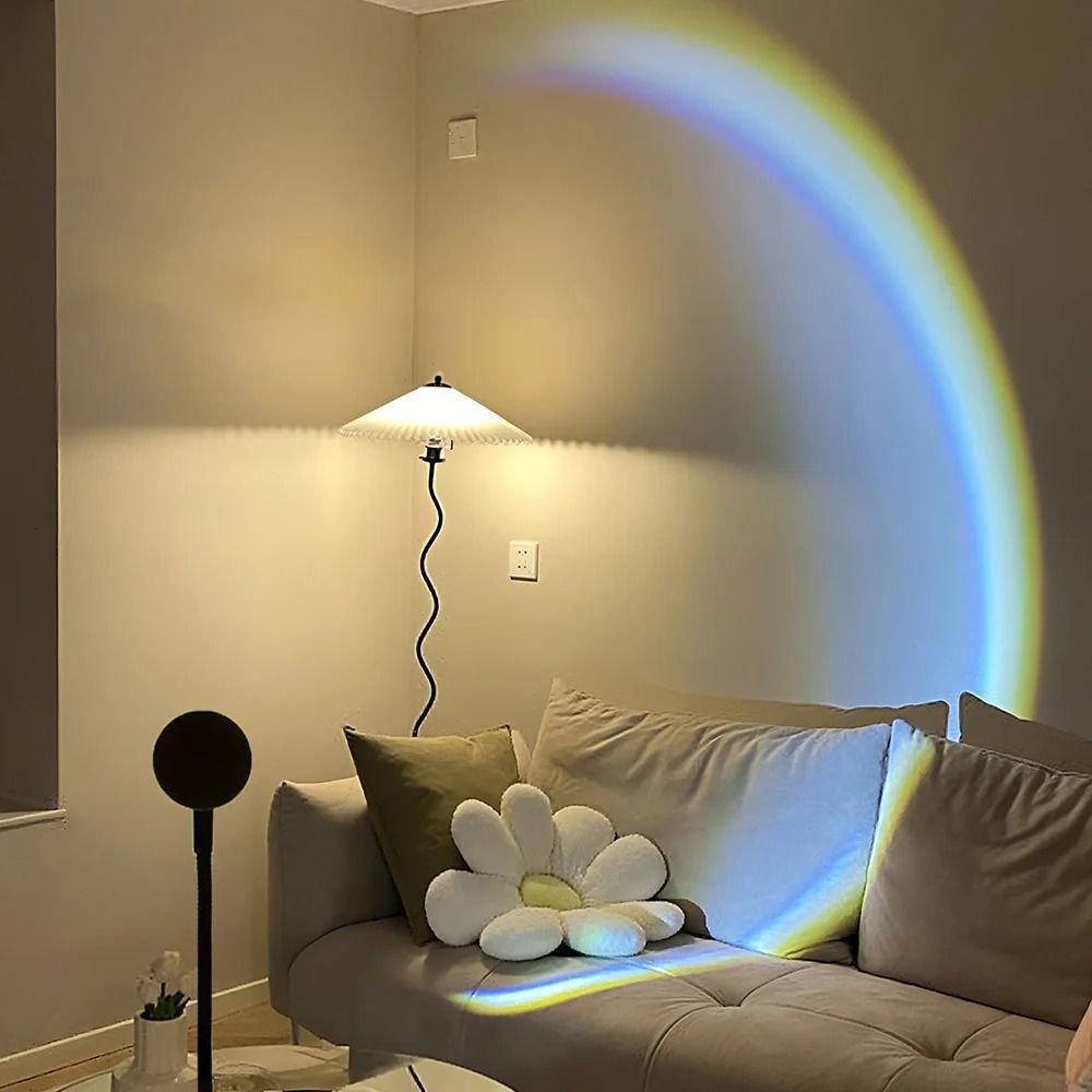 LED Rainbow Neon Sunset Projection Lamp 4