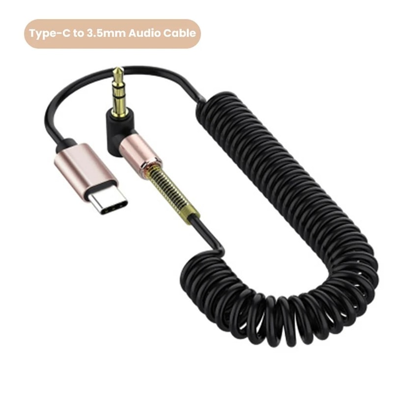 Retractable TypeC To 35mm Auxiliary Audio Cable 6