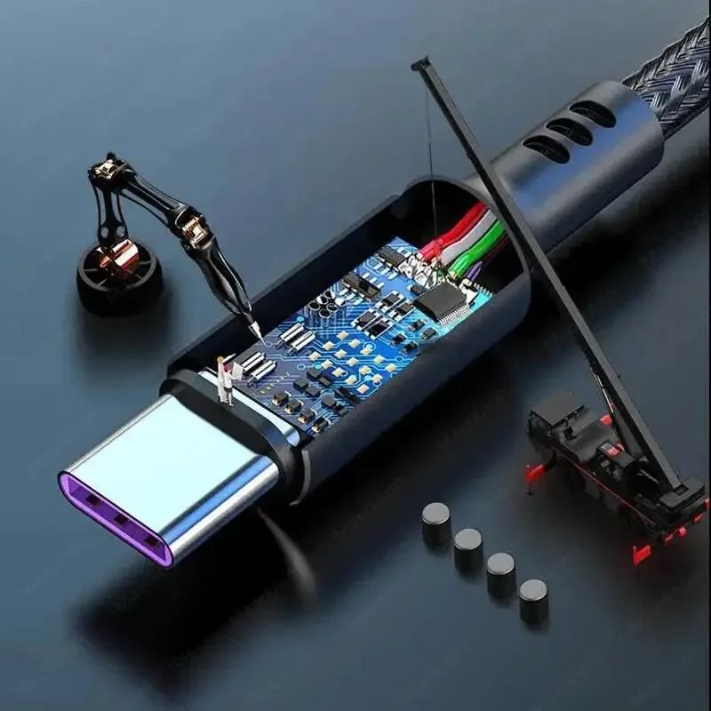 5A High Current Quick Charge USB Charging And Data Cable 3