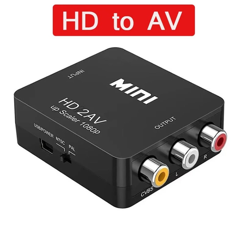 Professional RCA To HDMI Composite Video Converter 7