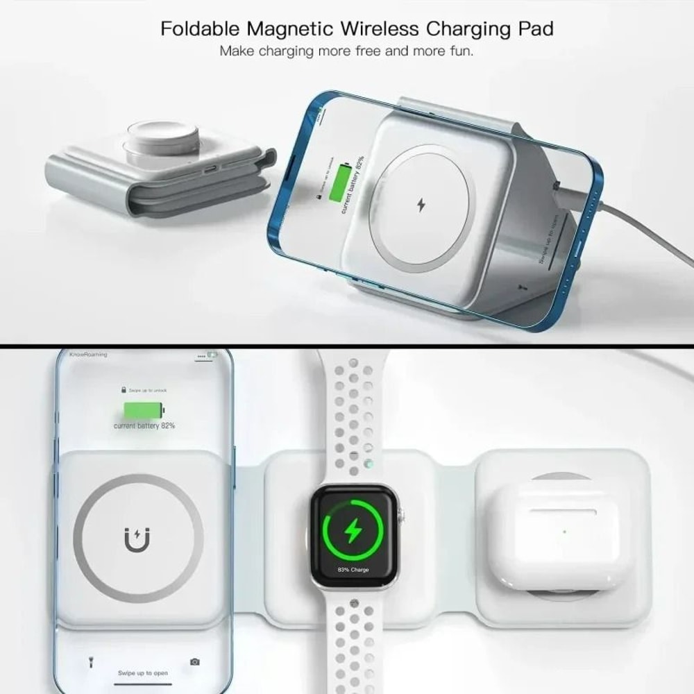3 In 1 Magnetic Foldable Wireless Charging Station 5