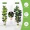 Lifelike Artificial Fiddle Leaf Fig Tree With Decorative Pot 4