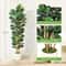 Lifelike Artificial Fiddle Leaf Fig Tree With Decorative Pot 8