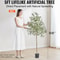 Mediterranean Style Artificial Olive Tree With Potted Base 1