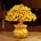Natural Crystal Fortune Money Bag Tree Ornament 7