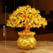 Natural Crystal Fortune Money Bag Tree Ornament 7