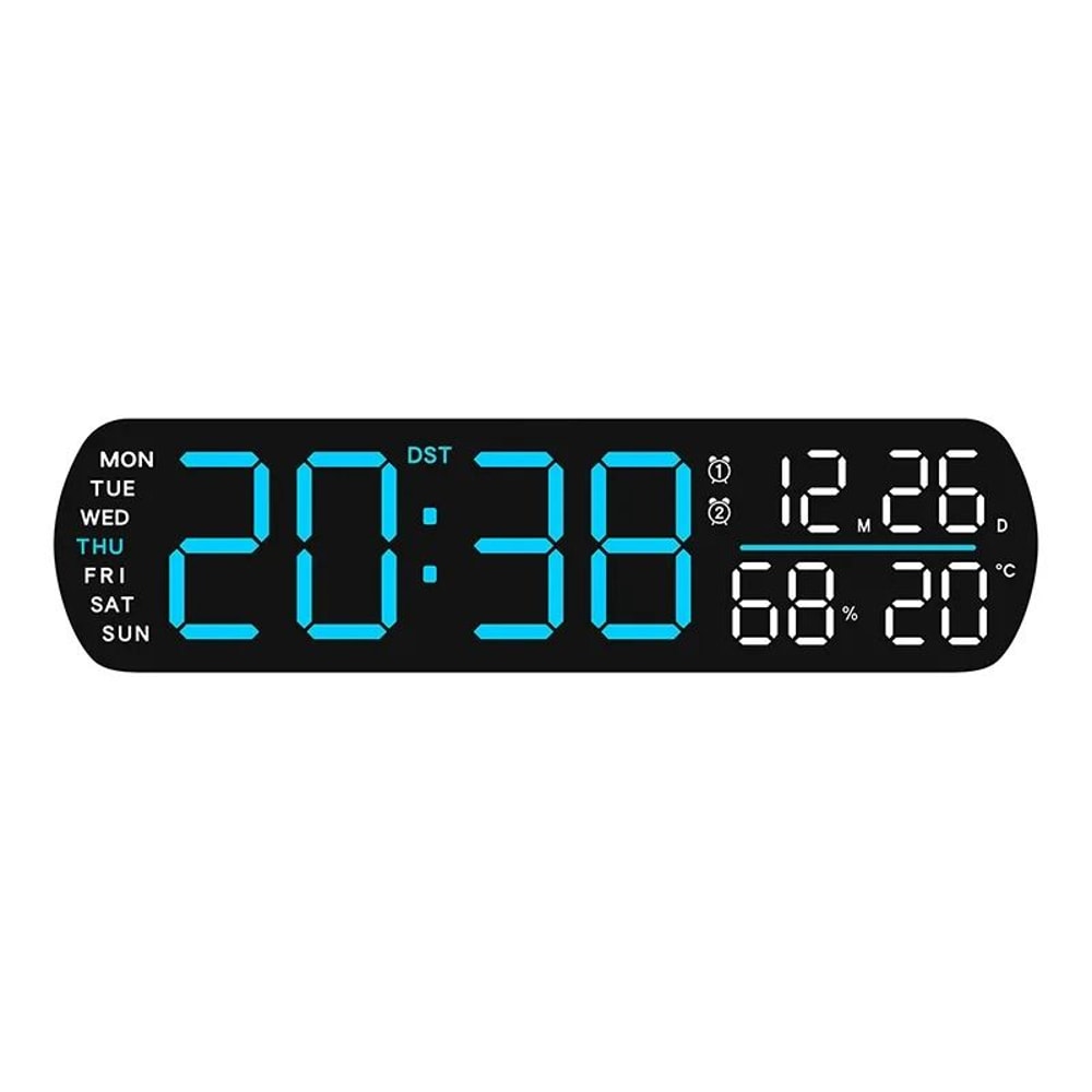 Modern Multifunctional LED Digital Alarm Clock 8