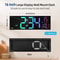 162 Inch Large RGB Digital Wall Clock With Remote Control 1