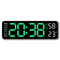 Large Digital Wall Clock With Environmental Display 6
