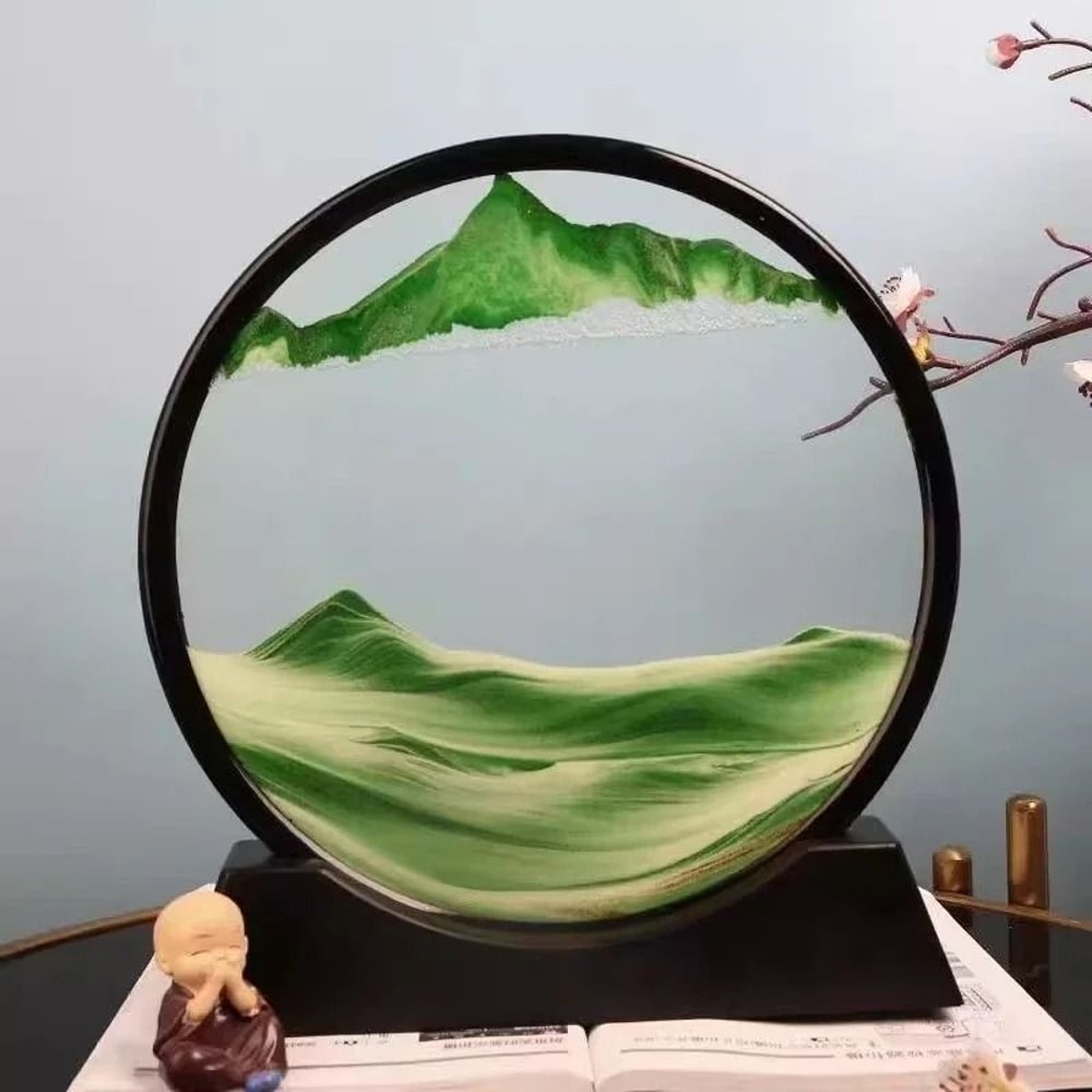 Captivating 3D Kinetic Sandscape Rotating Quicksand Art 9