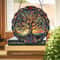 Artistic Tree Of Life Round Acrylic Wall Decoration 0