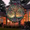 Artistic Tree Of Life Round Acrylic Wall Decoration 2