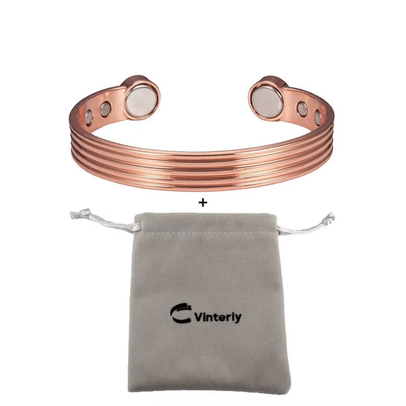 Pure Copper Magnetic Bracelet With Adjustable Design 7