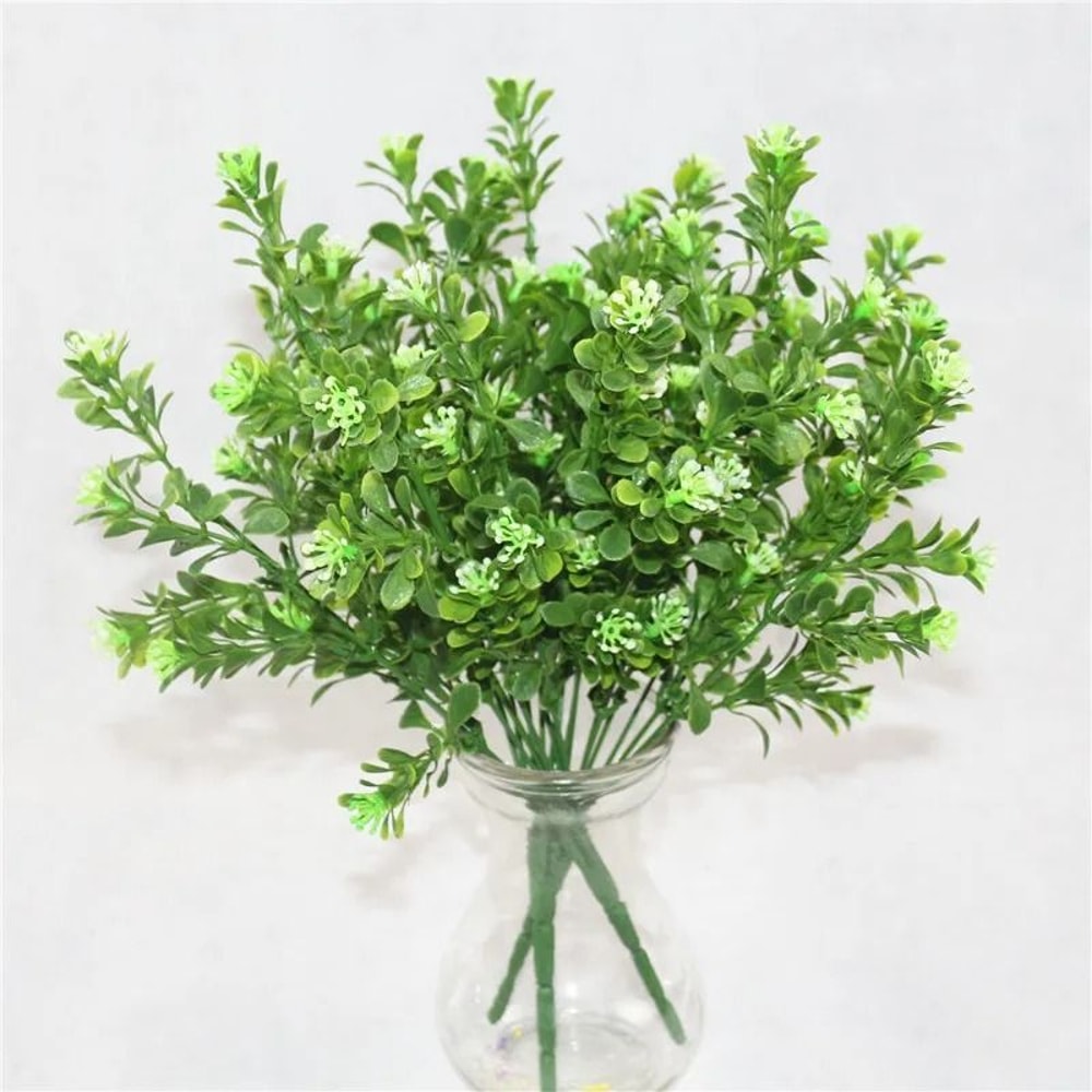Realistic Artificial Evergreen Fern Botanical Grass Stem 8