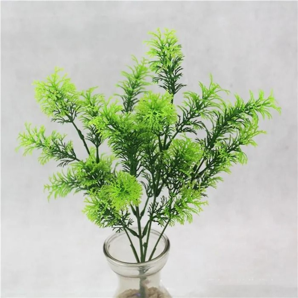 Realistic Artificial Evergreen Fern Botanical Grass Stem 28