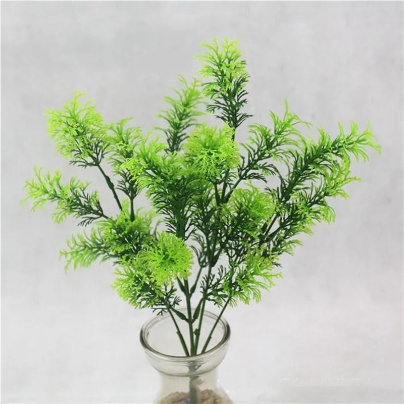 Realistic Artificial Evergreen Fern Botanical Grass Stem 28
