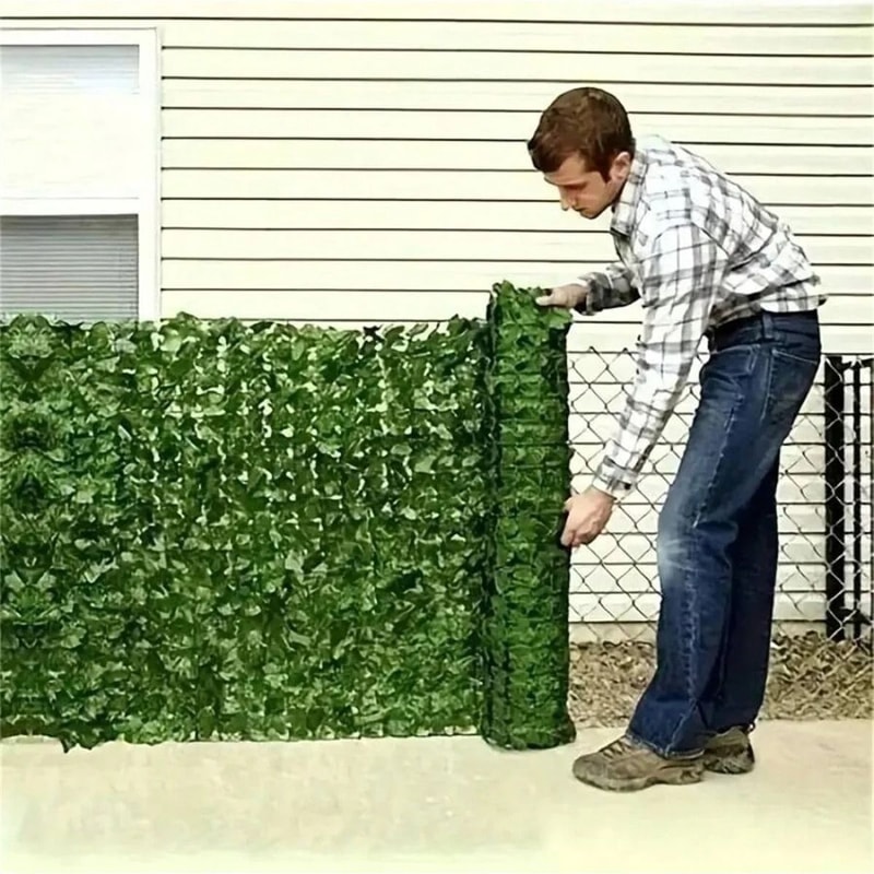 UVResistant Artificial Ivy Privacy Fence Wall Screen 0