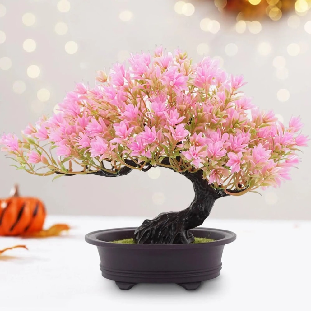 Traditional Japanese Pine Artificial Bonsai Tree 13