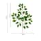Silver Dollar Artificial Eucalyptus Greenery Stem 6