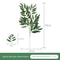Silver Dollar Artificial Eucalyptus Greenery Stem 8
