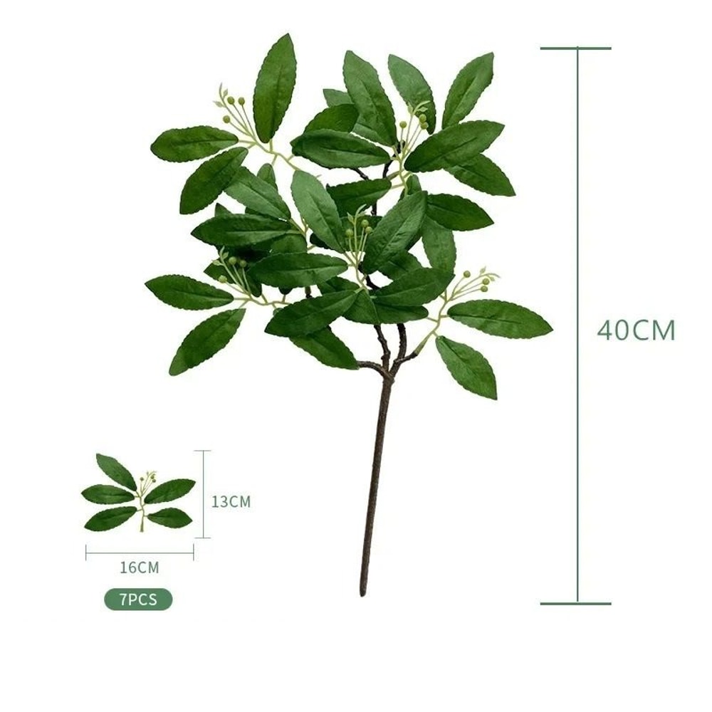 Silver Dollar Artificial Eucalyptus Greenery Stem 14