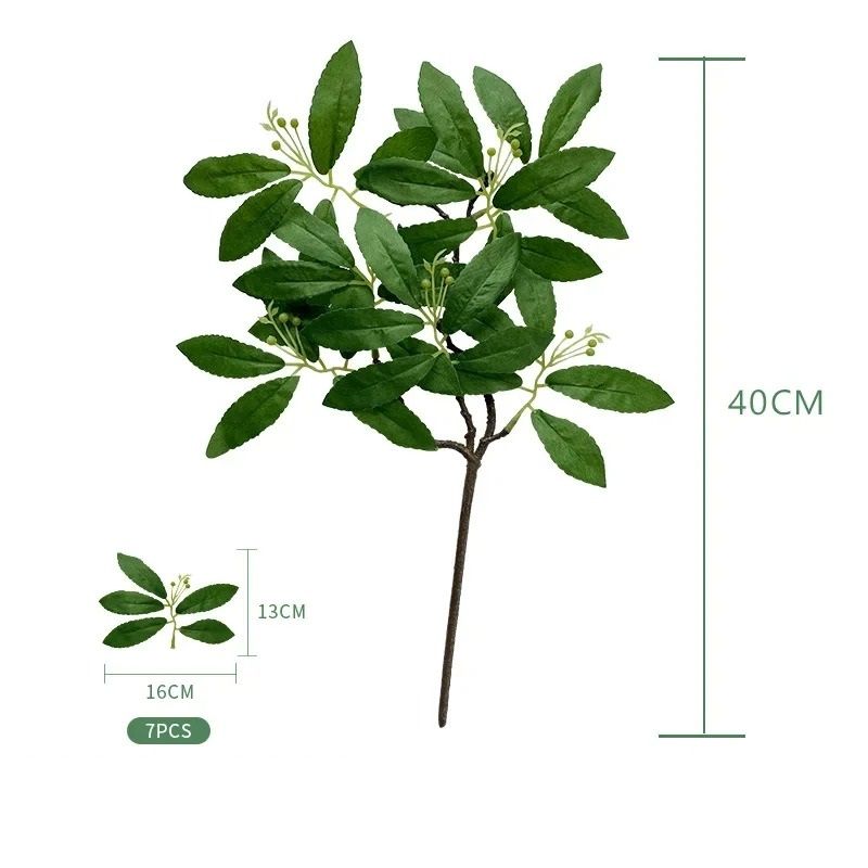 Silver Dollar Artificial Eucalyptus Greenery Stem 14