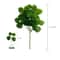Silver Dollar Artificial Eucalyptus Greenery Stem 18
