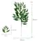 High Density Artificial Italian Ruscus Greenery Stems 7