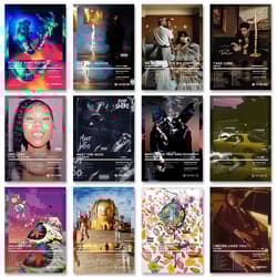 modern hip-hop heritage retro album art print