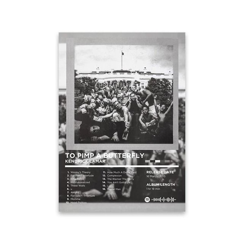 Modern HipHop Heritage Retro Album Art Print 9