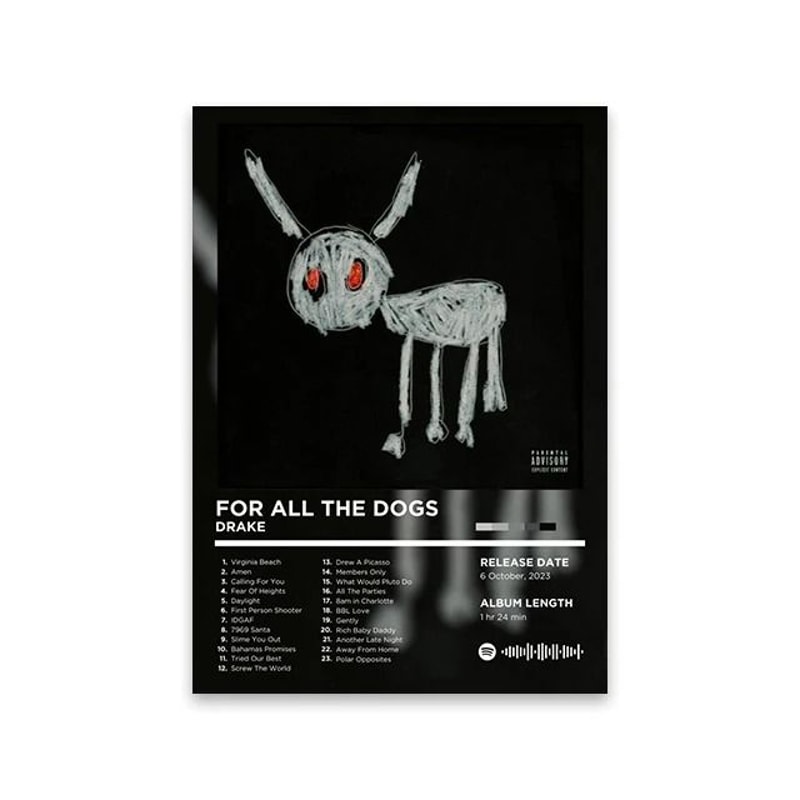 Modern HipHop Heritage Retro Album Art Print 11