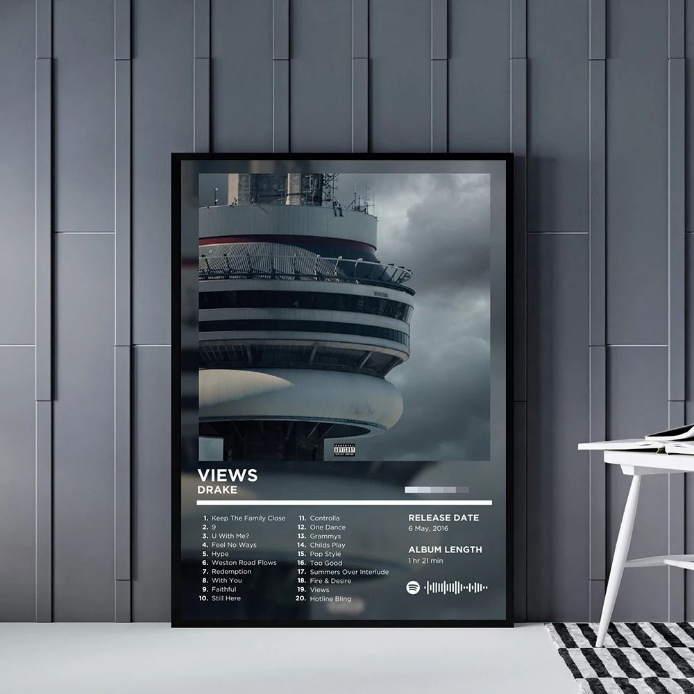 Modern HipHop Heritage Retro Album Art Print 2