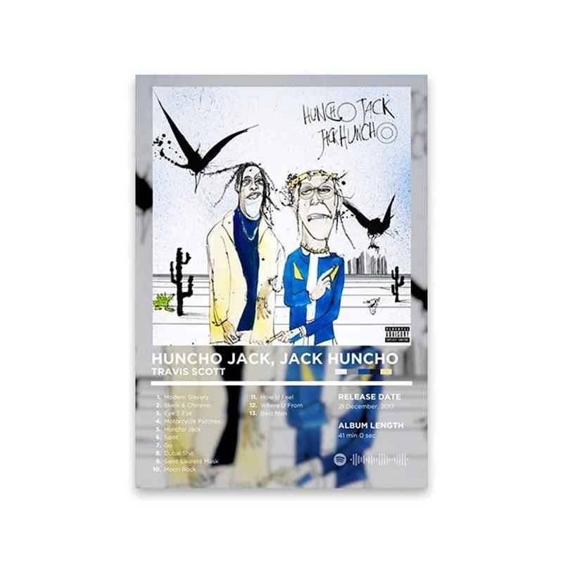 Modern HipHop Heritage Retro Album Art Print 20