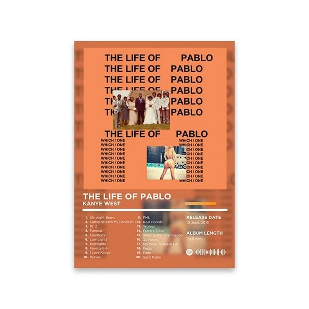 Modern HipHop Heritage Retro Album Art Print 26