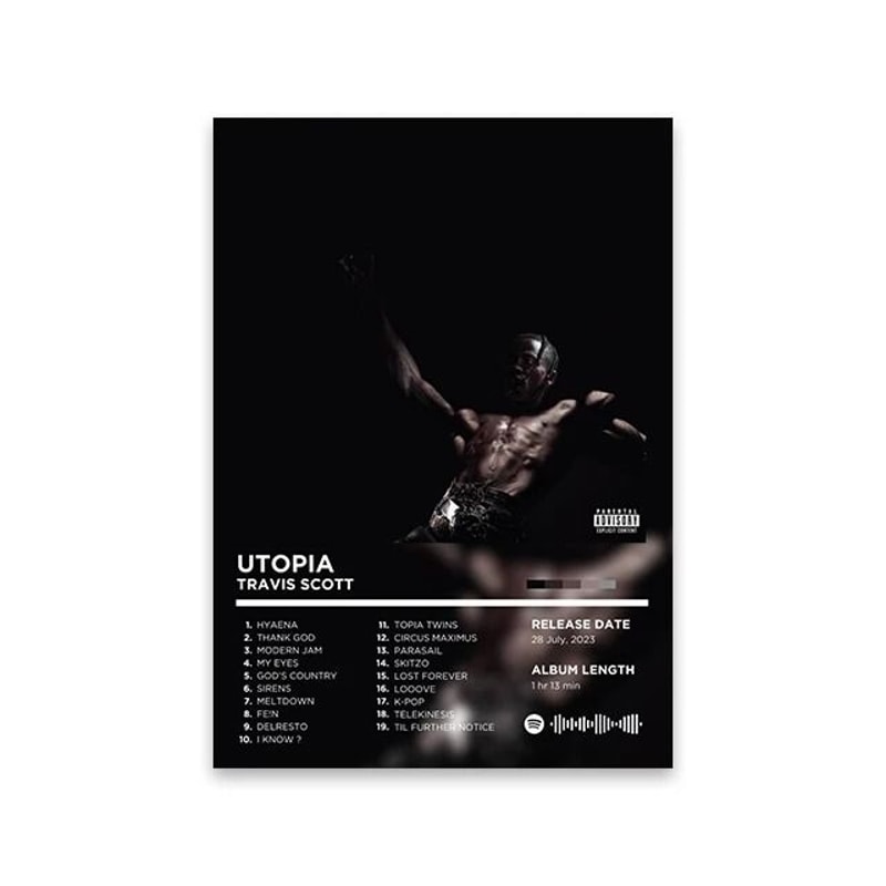 Modern HipHop Heritage Retro Album Art Print 27