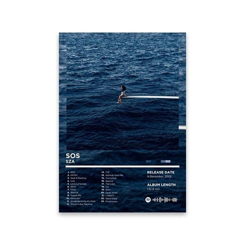 Modern HipHop Heritage Retro Album Art Print 28