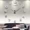 Contemporary 3D Oversized DIY Mirror Wall Clock 0