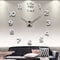 Contemporary 3D Oversized DIY Mirror Wall Clock 0