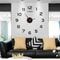Contemporary 3D Oversized DIY Mirror Wall Clock 3