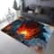 3D Elemental Desert Flare Surrealist Area Rug 13