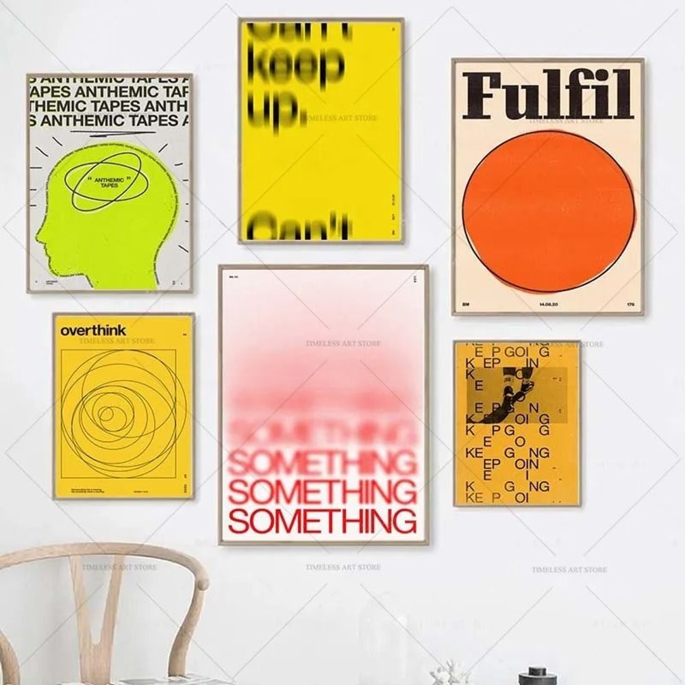 Modern Retro Inspirational Quote Canvas Art 4