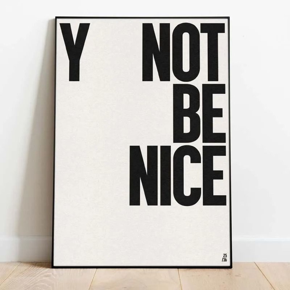 Modern Retro Inspirational Quote Canvas Art 26